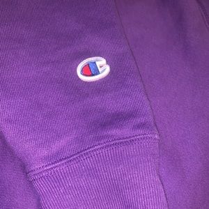 Purple Champion Crewneck